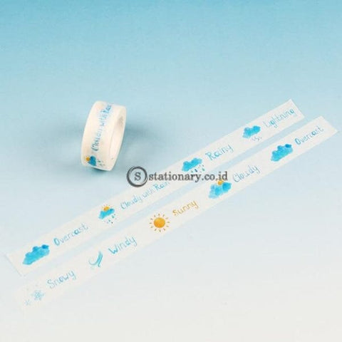 (Preorder) 1.5Cm Wide Traveller Series Washi Tape Adhesive Diy Scrapbooking Sticker Label Masking