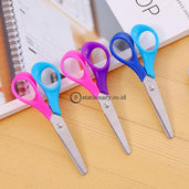 (Preorder) 1 Pc Children Cartoon Round Head Safety Scissors With Plastic Diy Manual Paper-Cut