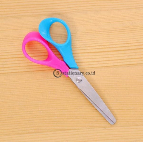 (Preorder) 1 Pc Children Cartoon Round Head Safety Scissors With Plastic Diy Manual Paper-Cut