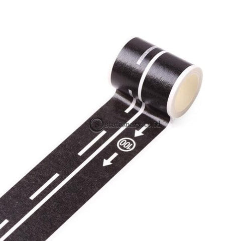 (Preorder) 1 Pcs 5M Railway Train Curve Design Paper Washi Tape Diy Road Traffic Adhesive