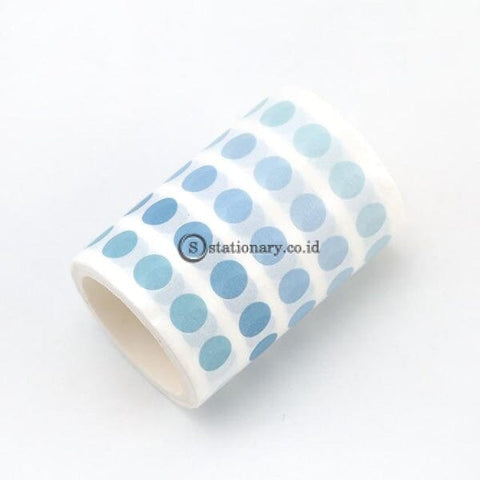 (Preorder) 1 Pcs Dot Masking Tape Wide Washi Basic Colorful Round Adhesive Diy Scrapbooking Journal