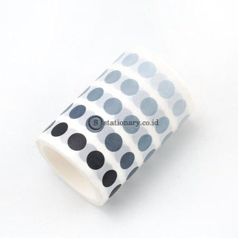 (Preorder) 1 Pcs Dot Masking Tape Wide Washi Basic Colorful Round Adhesive Diy Scrapbooking Journal