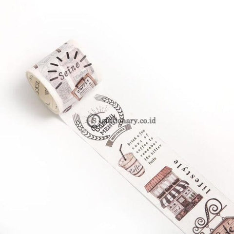 (Preorder) 1 Pcs Vintage Washi Tape Fall Film Masking Diary Diy Scrapbooking Journal Stationery