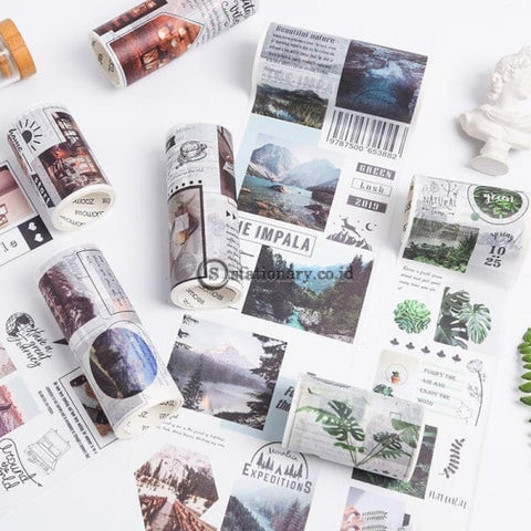 (Preorder) 1 Pcs Vintage Washi Tape Fall Film Masking Diary Diy Scrapbooking Journal Stationery