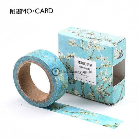 (Preorder) 1 Pcs Washi Tapes Diy Van Gogh Painting Paper Masking Tape Decorative Adhesive