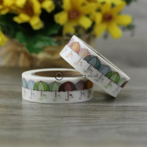 (Preorder) 1 Roll Cute Lotkawaii Flower Food Animals Decorative Washi Tape Diy Scrapbooking Masking