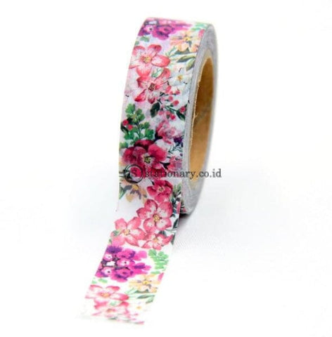 (Preorder) 1 Roll Cute Lotkawaii Flower Food Animals Decorative Washi Tape Diy Scrapbooking Masking