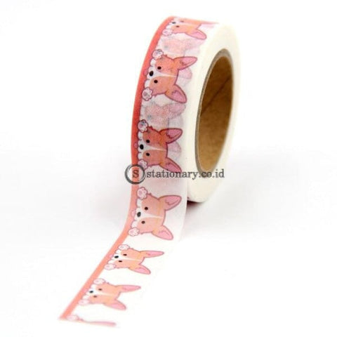 (Preorder) 1 Roll Cute Lotkawaii Flower Food Animals Decorative Washi Tape Diy Scrapbooking Masking