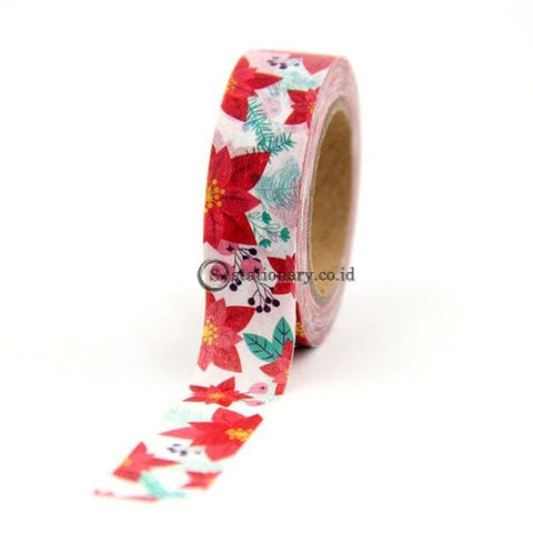 (Preorder) 1 Roll Cute Lotkawaii Flower Food Animals Decorative Washi Tape Diy Scrapbooking Masking