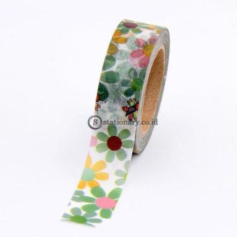 (Preorder) 1 Roll Cute Lotkawaii Flower Food Animals Decorative Washi Tape Diy Scrapbooking Masking