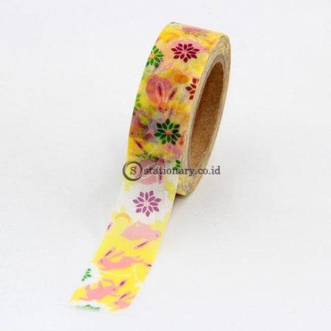 (Preorder) 1 Roll Cute Lotkawaii Flower Food Animals Decorative Washi Tape Diy Scrapbooking Masking