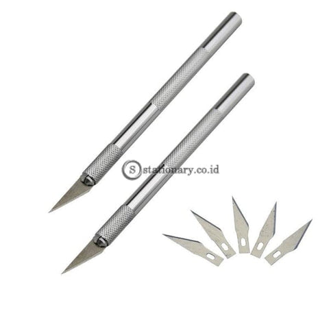 (Preorder) 1 Set Metal Handle Scalpel Blade Knife Wood Paper Cutter Craft Pen Engraving Cutting