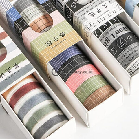 (Preorder) 10 Pcs/pack Alphabet Number Decorative Sticker Washi Tape Adhesive Diy Scrapbooking Label