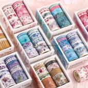 (Preorder) 10 Pcs Washi Tape Set Stickers Scrapbooking Masking Wash Tapes Washitape Ocean Fita