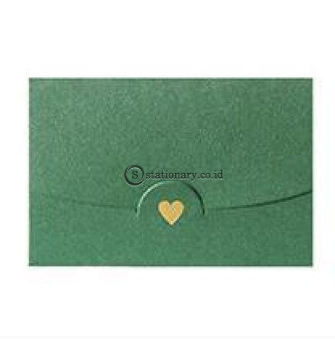 (Preorder) (10 Pieces/lot) 10.5*7Cm Small Greeting Card Name Envelope Hot Stamping Love Pearlescent