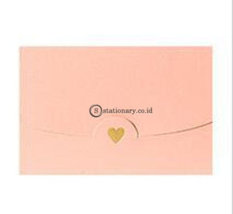 (Preorder) (10 Pieces/lot) 10.5*7Cm Small Greeting Card Name Envelope Hot Stamping Love Pearlescent