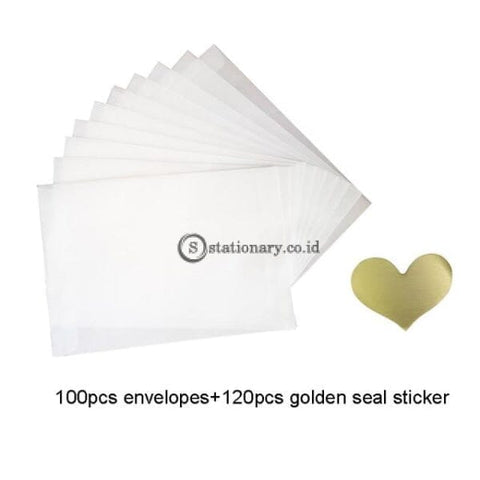 (Preorder) 100Pcs/lot Blank Translucent Vellum Envelopes Diy Multifunction Gift Card Envelope With