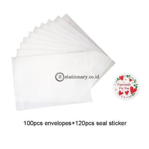 (Preorder) 100Pcs/lot Blank Translucent Vellum Envelopes Diy Multifunction Gift Card Envelope With