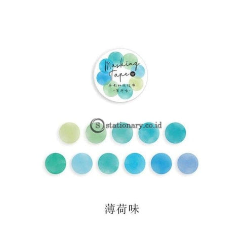 (Preorder) 100Pcs/roll Candy Colorful Dots Washi Tape Round Stickers Dot For Diy Decorative Diary