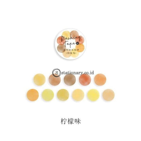 (Preorder) 100Pcs/roll Candy Colorful Dots Washi Tape Round Stickers Dot For Diy Decorative Diary