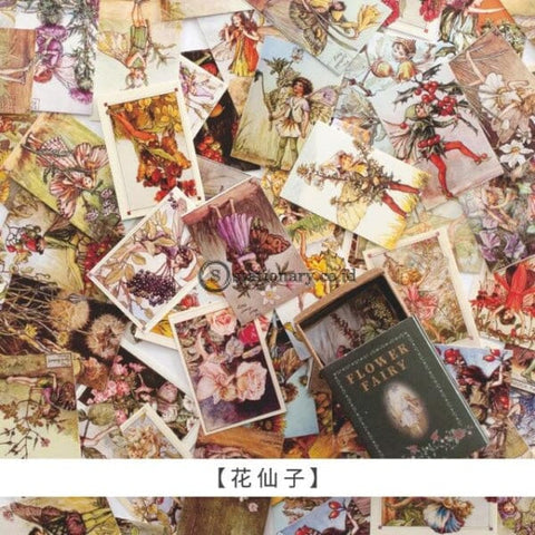 (Preorder) 100Pcs Vintage Stamp Book Collection Series Kraft Paper Mini Greeting Card Postcard
