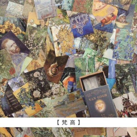 (Preorder) 100Pcs Vintage Stamp Book Collection Series Kraft Paper Mini Greeting Card Postcard