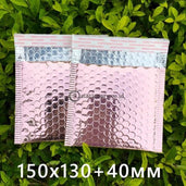 (Preorder) 10Pcs 15X20+4Cm Rose Gold Bubble Envelop/rose Foil Mailer For Gift Packaging & Wedding