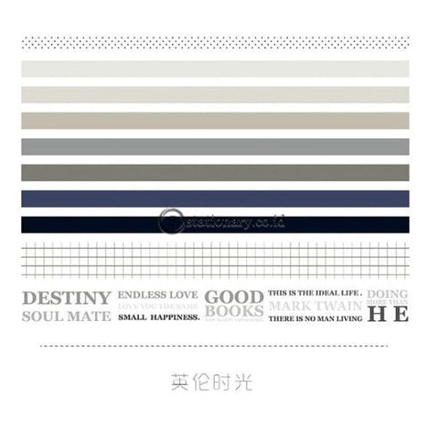 (Preorder) 10Pcs/pack Vintage England Style Washi Tape Diy Decoration Scrapbooking Planner Masking