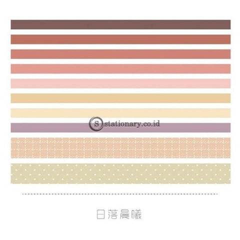(Preorder) 10Pcs/pack Vintage England Style Washi Tape Diy Decoration Scrapbooking Planner Masking
