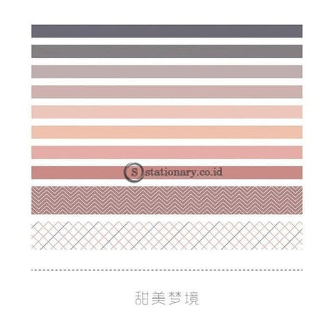 (Preorder) 10Pcs/pack Vintage England Style Washi Tape Diy Decoration Scrapbooking Planner Masking
