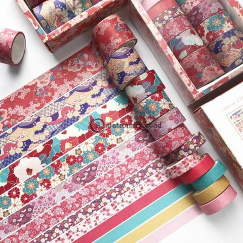 (Preorder) 12Pcs/set Washi Tape Set Diy Masking Cute Stickers School Suppliers Stationery Gift