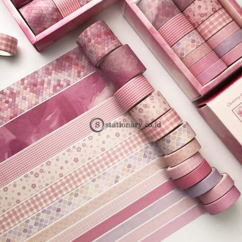 (Preorder) 12Pcs/set Washi Tape Set Diy Masking Cute Stickers School Suppliers Stationery Gift