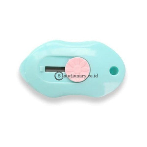 (Preorder) 1Pc Lovely Solid Color Mini Portable Utility Knife Paper Cutter Cutting Razor Blade