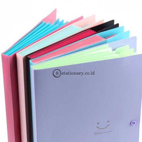 (Preorder) 1Pc New A4 Kawaii Document Bag Waterproof File Folder 5 Layers Office Stationery Storages