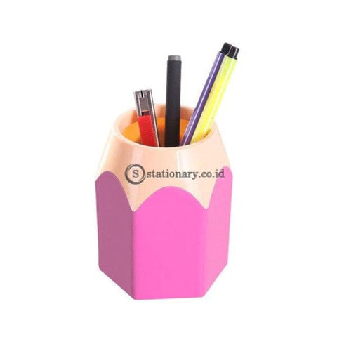 (Preorder) 1Pc New Mini Pencil Pot Holder Pen Storage Vase Stationery Gift Cup Makeup Brush