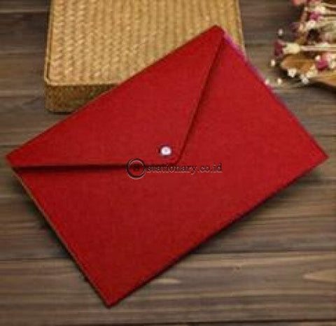 (Preorder) 1Pc Simple A4 Big Capacity Document Bag Pad Business Briefcase File Folders Chemical Felt