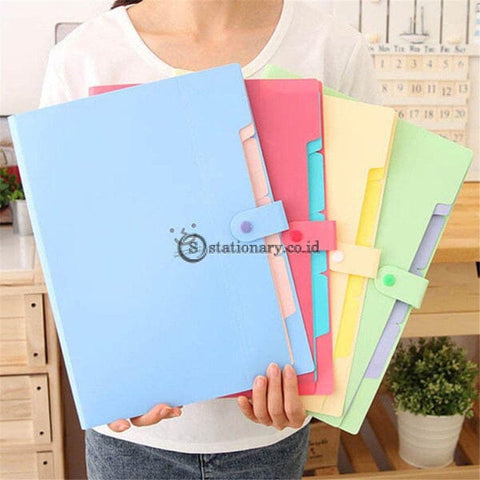 (Preorder) 1Pcs A4 File Document Bag Pouch Bill Folder Holder Organizer Fastener Office Supplies