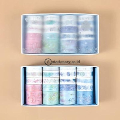 (Preorder) 20 Pcs/set Retro Divine Gold Washi Tape Set Adhesive Diy Scrapbooking Sticker Label