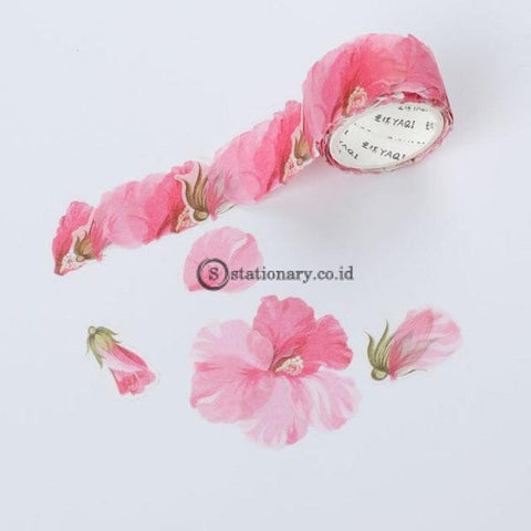 (Preorder) 200Pcs/roll Flower Petals Washi Tape Diy Scrapbooking Diary Paper Stickers Roll Cute