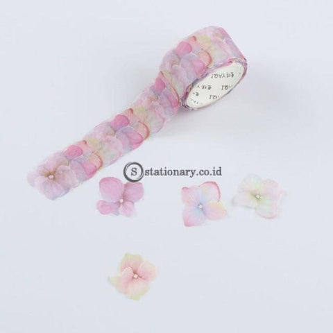 (Preorder) 200Pcs/roll Flower Petals Washi Tape Diy Scrapbooking Diary Paper Stickers Roll Cute