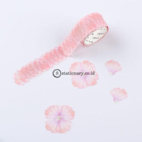 (Preorder) 200Pcs/roll Flower Petals Washi Tape Diy Scrapbooking Diary Paper Stickers Roll Cute