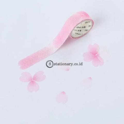 (Preorder) 200Pcs/roll Flower Petals Washi Tape Diy Scrapbooking Diary Paper Stickers Roll Cute