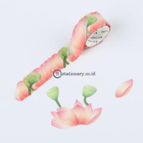 (Preorder) 200Pcs/roll Flower Petals Washi Tape Diy Scrapbooking Diary Paper Stickers Roll Cute