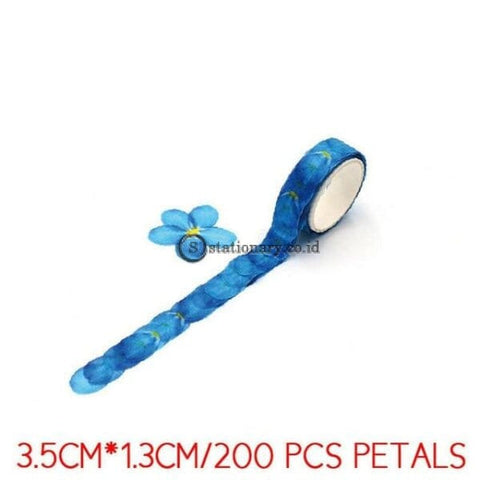 (Preorder) 200Pcs/roll Masking Petals Tape Washi Scrapbook Sticker Sticky Paper Flower Set 2