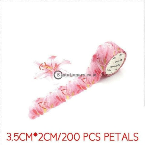 (Preorder) 200Pcs/roll Masking Petals Tape Washi Scrapbook Sticker Sticky Paper Flower Set 5