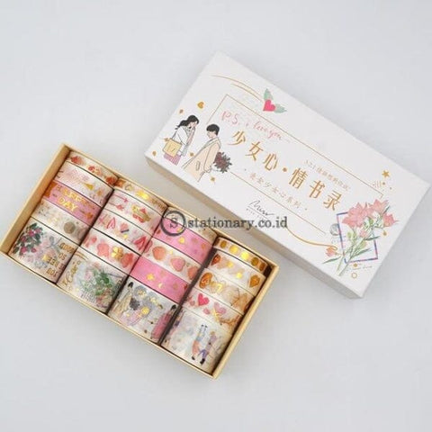 (Preorder) 20Rolls/lot Foiling Universe Washi Tape Set Diy Craft Masking Scrapbooking For Diary