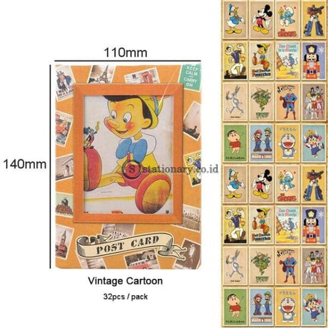 (Preorder) 32 Pcs/lot Classical Famous Posters Vintage Style Memory Postcard Set Greeting Cards Gift