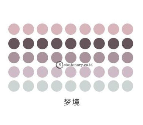 (Preorder) 336 Pcs/lot Colorful Dots Washi Tape Japanese Paper Diy Planner Masking Adhesive Tapes