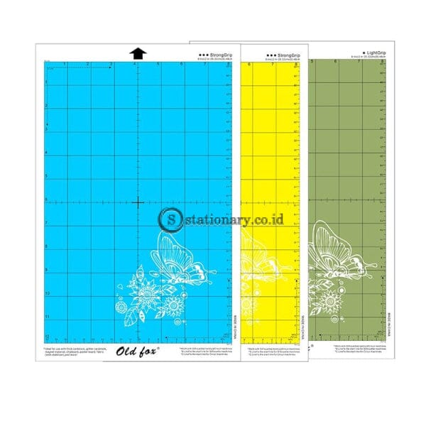 (Preorder) 3Pcs Color Replacement Cutting Mat Pvc Material Non-Slip Adhesive For Silhouette Cameo