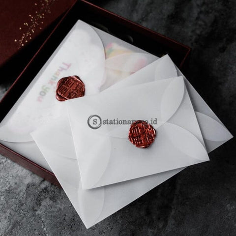 (Preorder) 40Pcs/lot Semi-Transparent Sulfuric Acid Paper Envelopes For Diy Postcard /card Storage